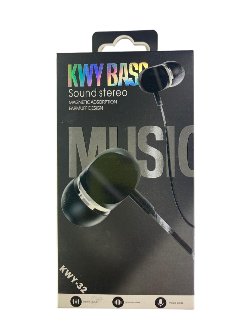 MANOS LIBRES EVOL KWY BASS (NEGRO)