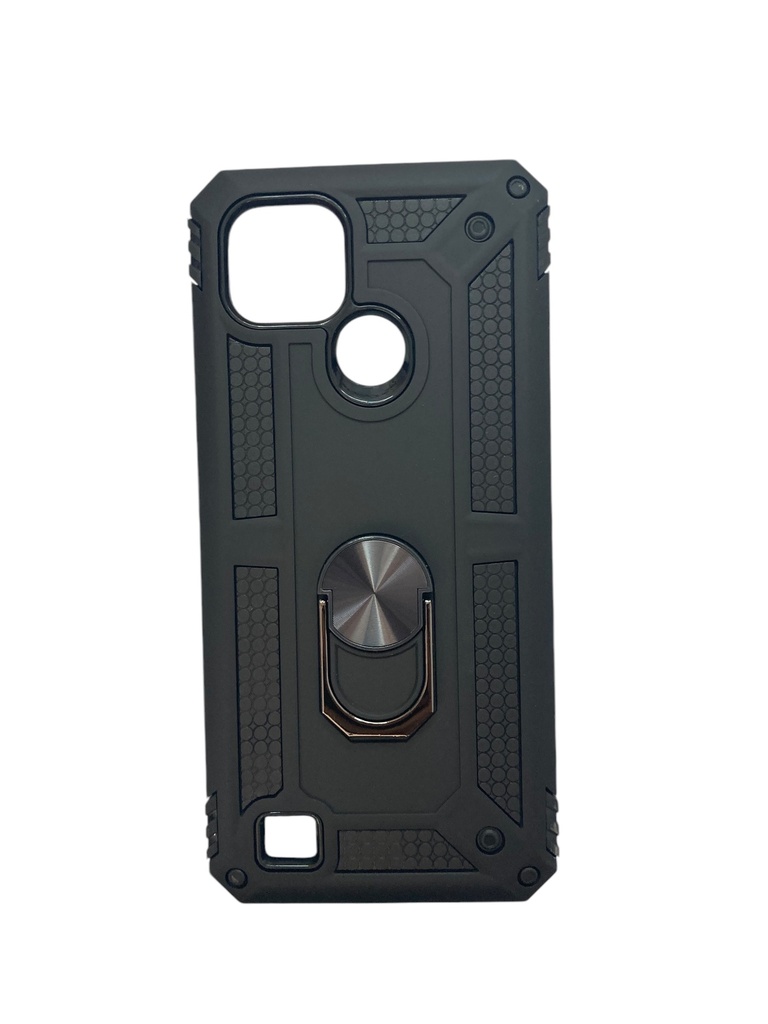 CASE ANILLO RUDO (REALME C21) (NEGRO)