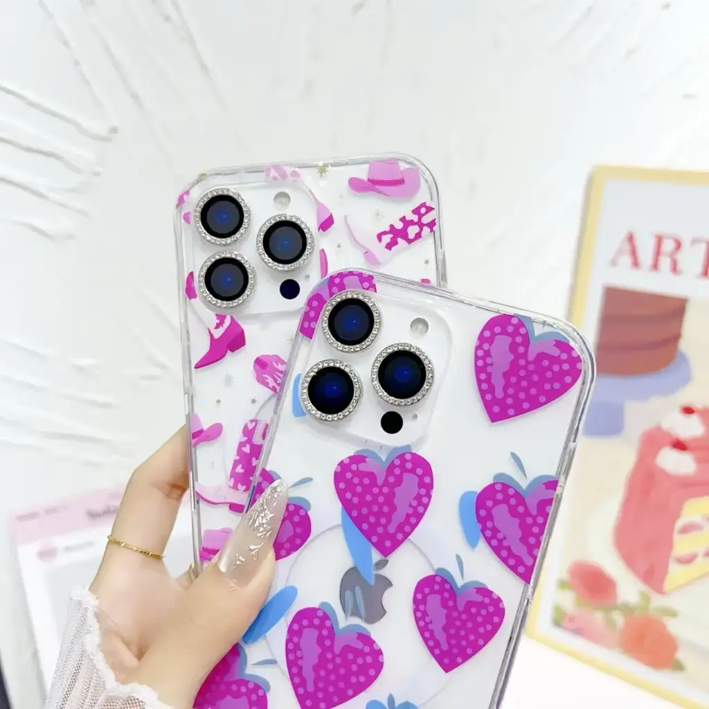 MAGSAFE DISEÑO (IPHONE 15 PLUS / IPHONE 14 PLUS) (FRESA)