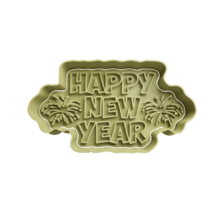 Happy New Year Cortador de Galletas