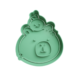 Cabeza de Carpincho con Naranja Cortador de Galletas