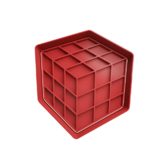 Cubo Rubik Cortador de Galletas