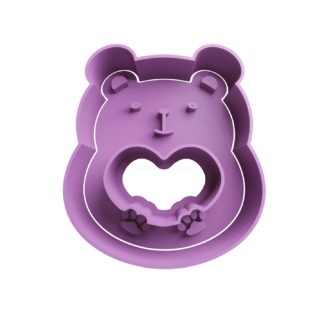 Osito con Corazon Cortador de Galletas