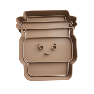 Vaso de Café para Llevar Cute Cortador de Galletas