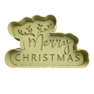 Merry Christmas Cortador de Galletas