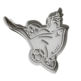 La’eeb Mascota Mundial 22 de Futbol Cortador de Galletas