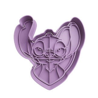 Stitch y Angel Cortador de Galletas