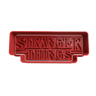 Stranger Things Logo Cortador de Galletas