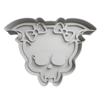 Calavera Monster High Cortador de Galletas