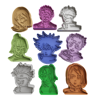 Set Jujutsu Kaisen Cortador de Galletas