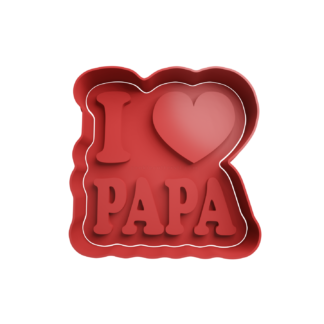 I Love Papa Cortador de Galletas