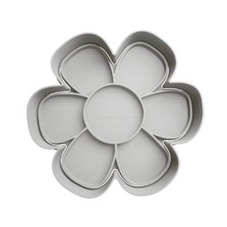 Flor de 6 Petalos Cortador de Galletas