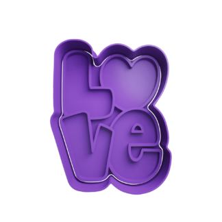 LOVE Cortador de Galletas